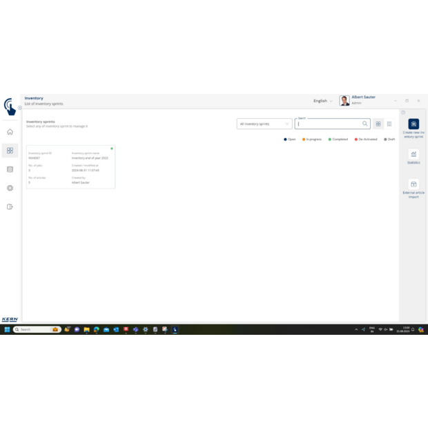 Inventurwaage KERN CKE 3600-2-Inventory