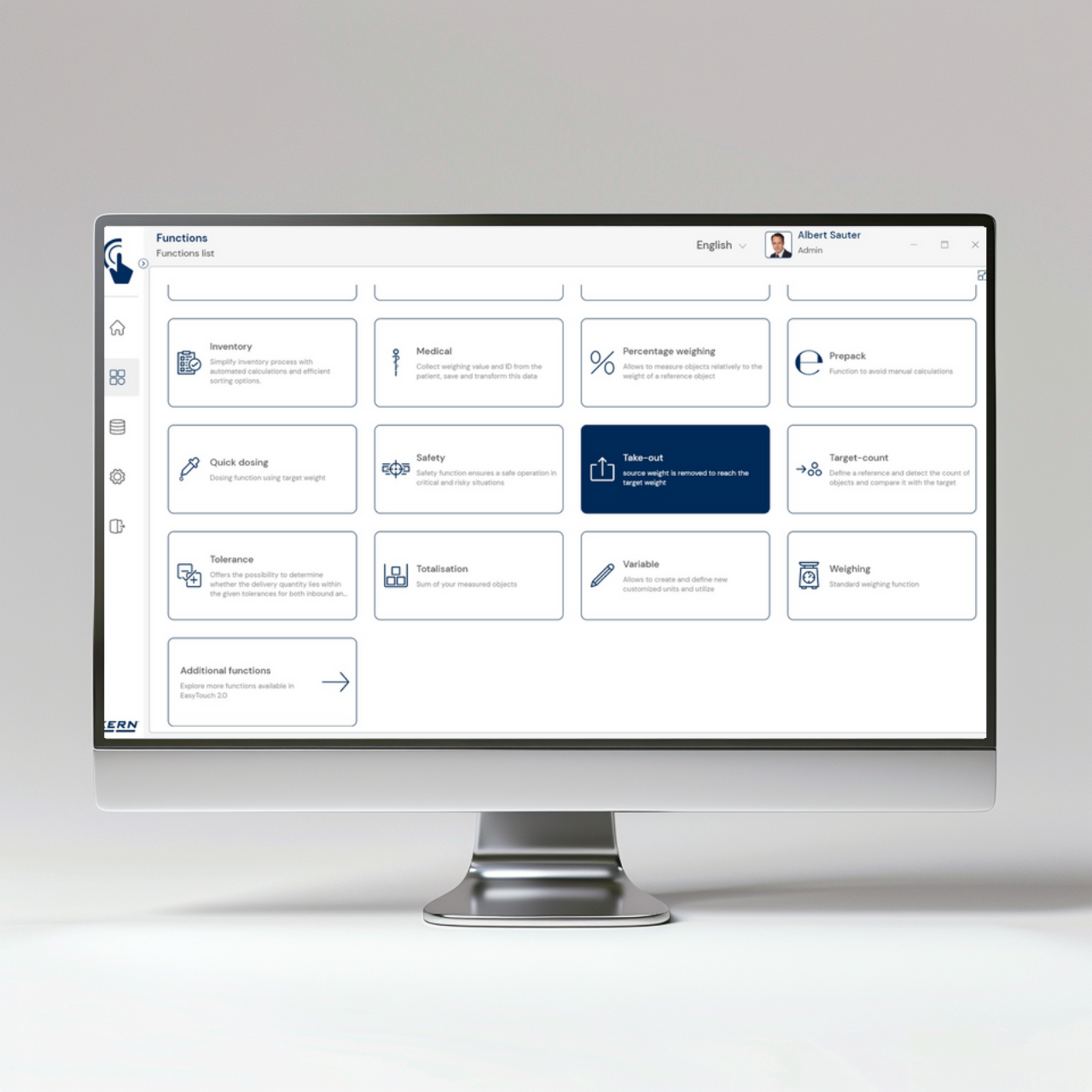 KERN EasyTouch SET-08 Take-out