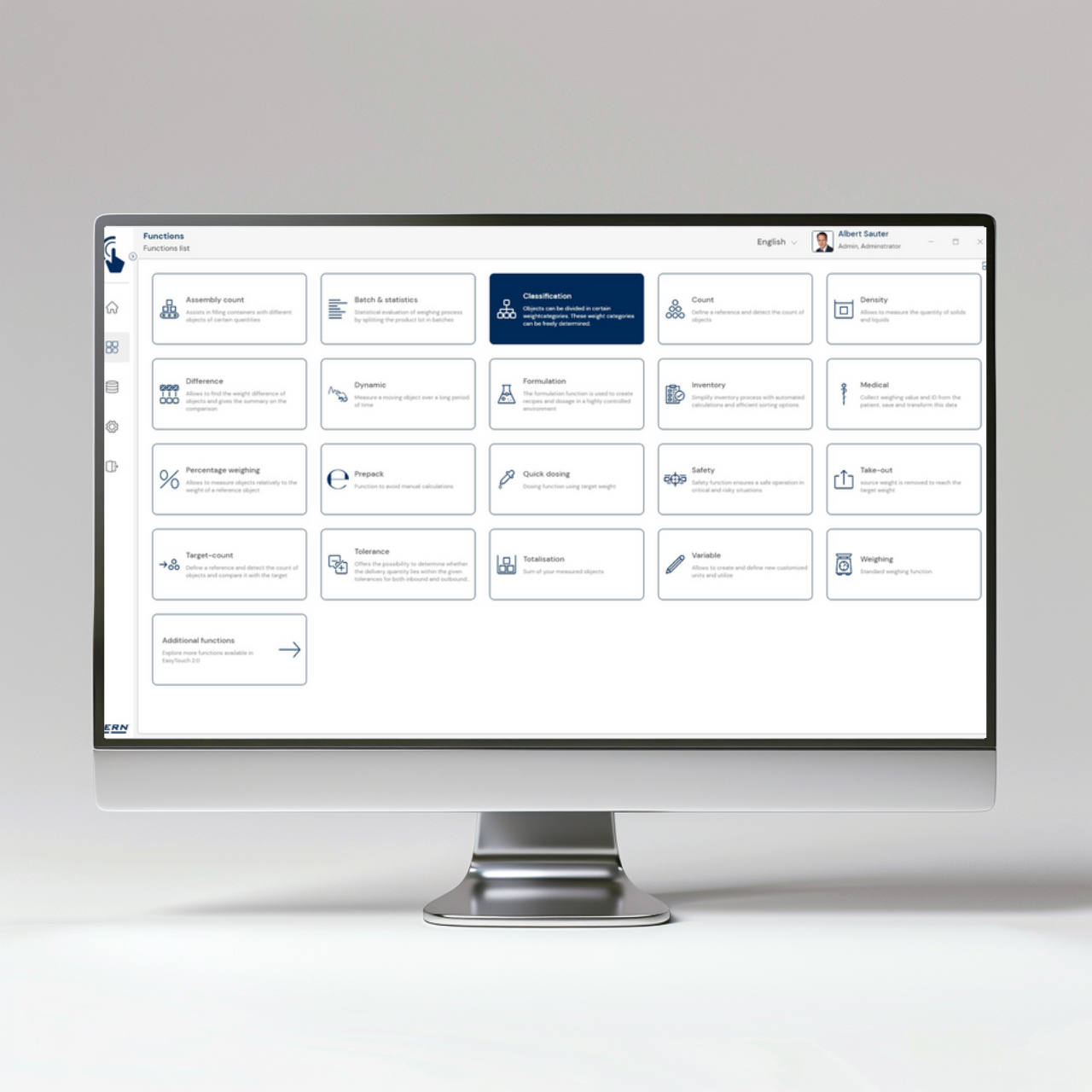 KERN EasyTouch SET-06 Classification