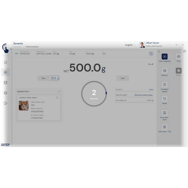 KERN EasyTouch SET-05 Dynamic