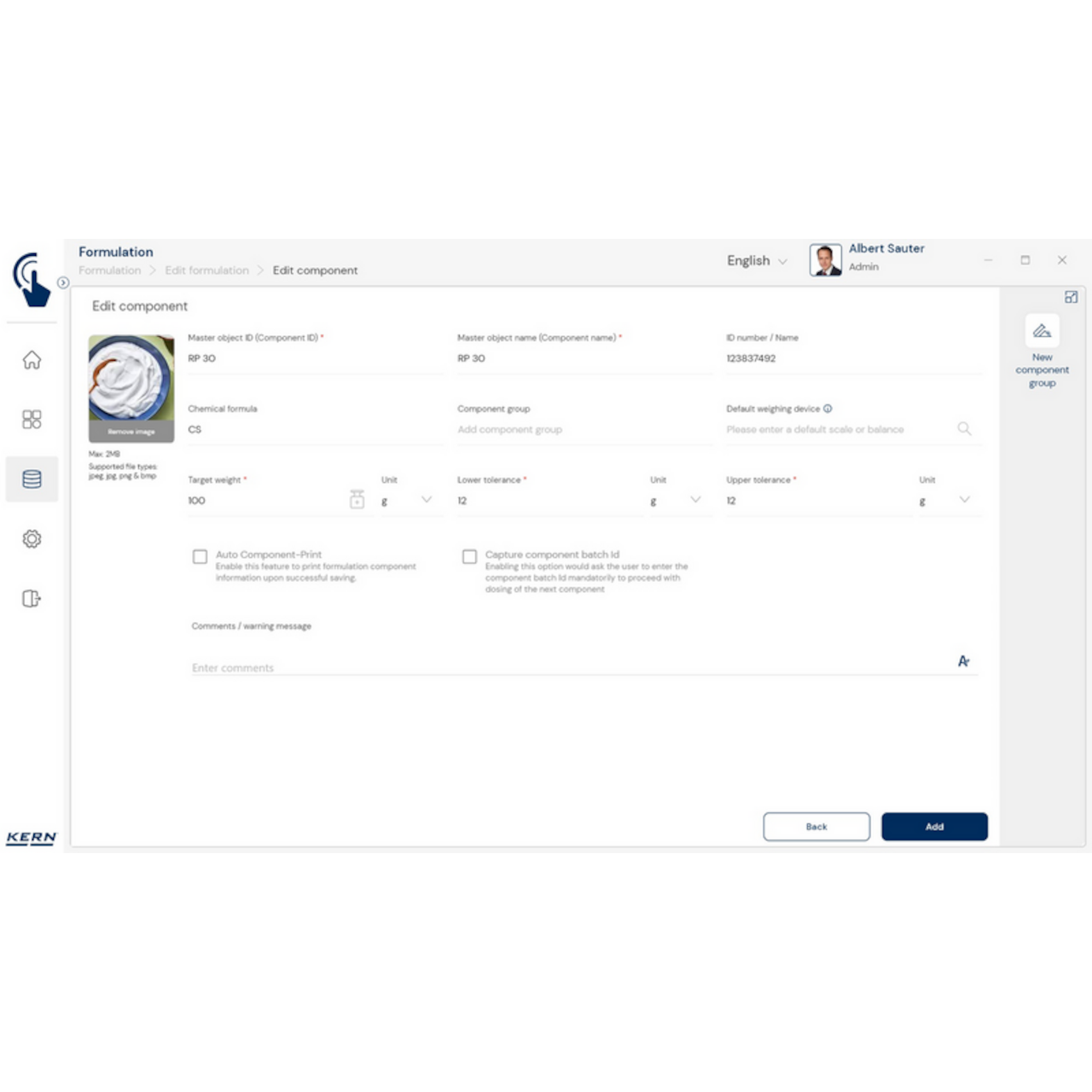 KERN EasyTouch SET-21 Formulation