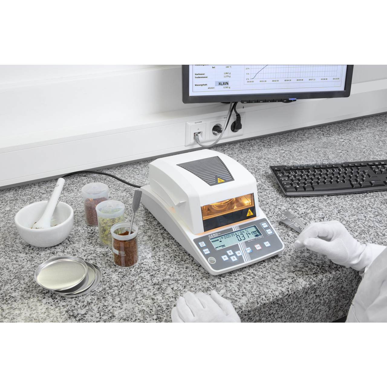 Feuchtebestimmer KERN DBS 60-3