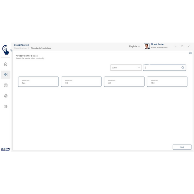 KERN EasyTouch SET-06 Classification