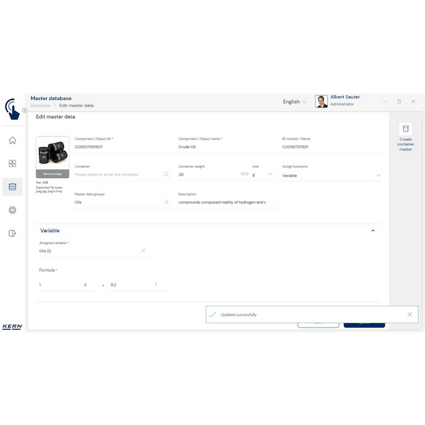 KERN EasyTouch SET-07 Variable