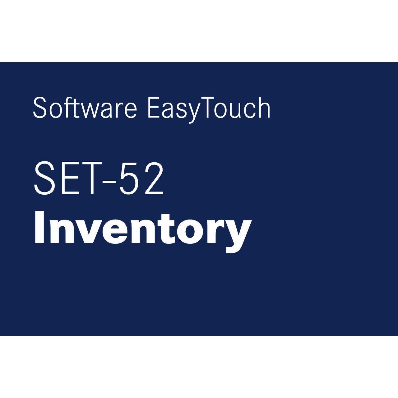 KERN EasyTouch SET-52 Inventory