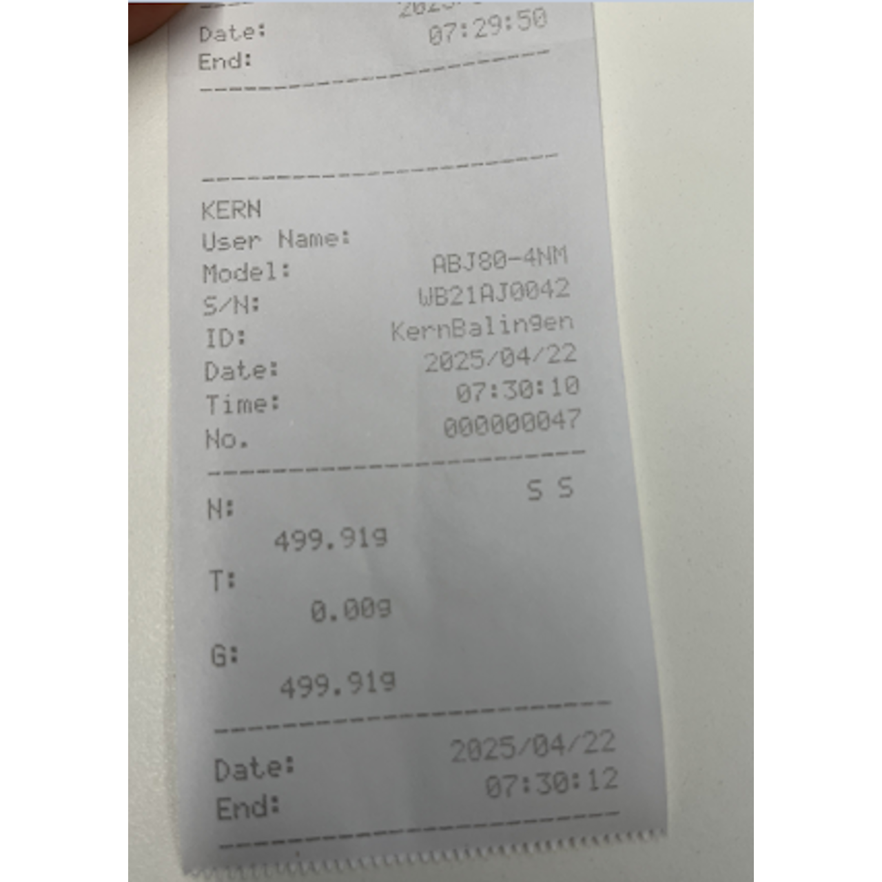 Nadeldrucker KERN YKT-01