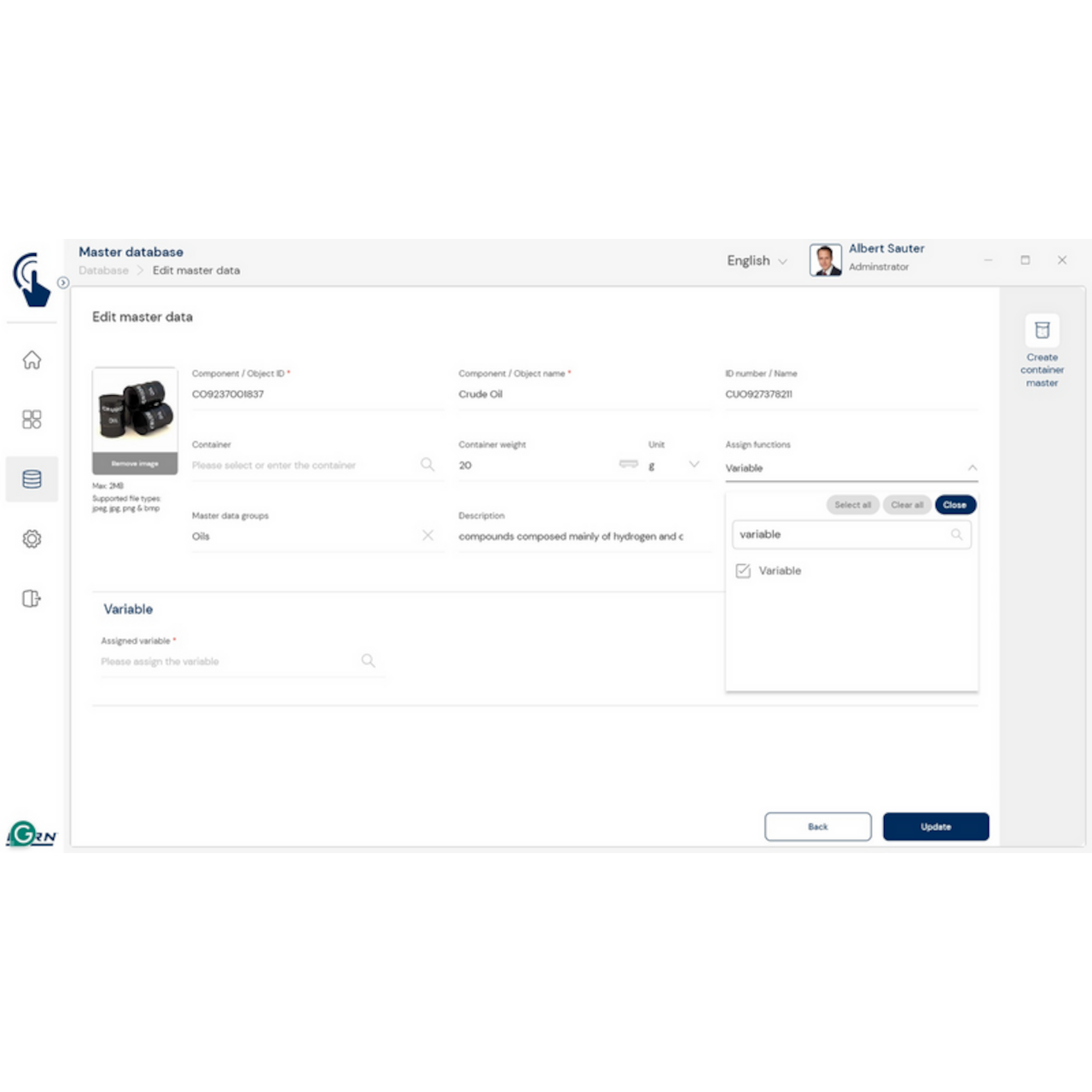KERN EasyTouch SET-07 Variable