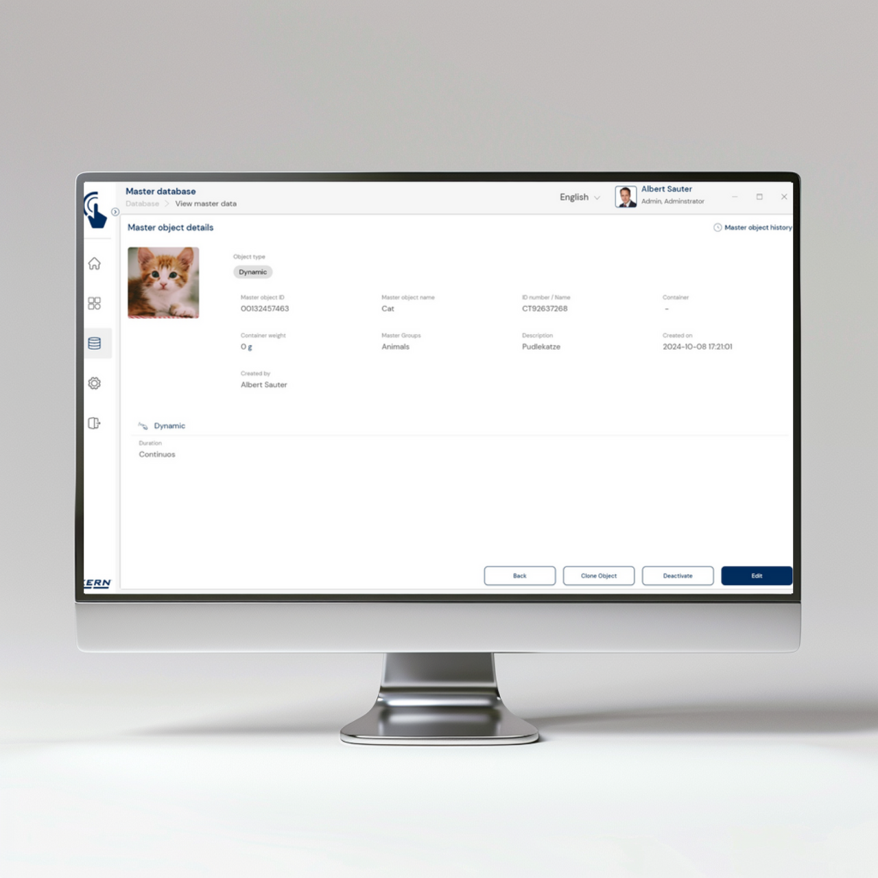 KERN EasyTouch SET-05 Dynamic