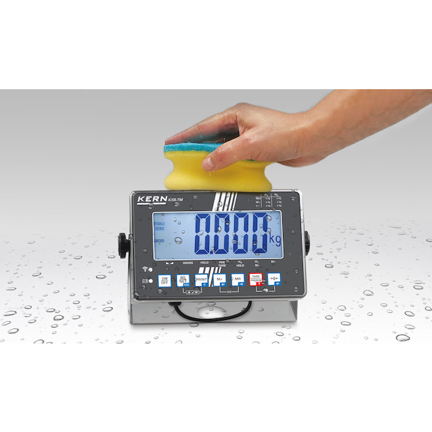 Plattformwaage mit Edelstahl-Auswertegerät KERN IXS 60K-2M