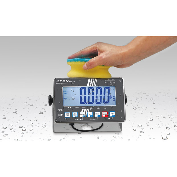 Plattformwaage mit Edelstahl-Auswertegerät KERN IXS 30K-2LM