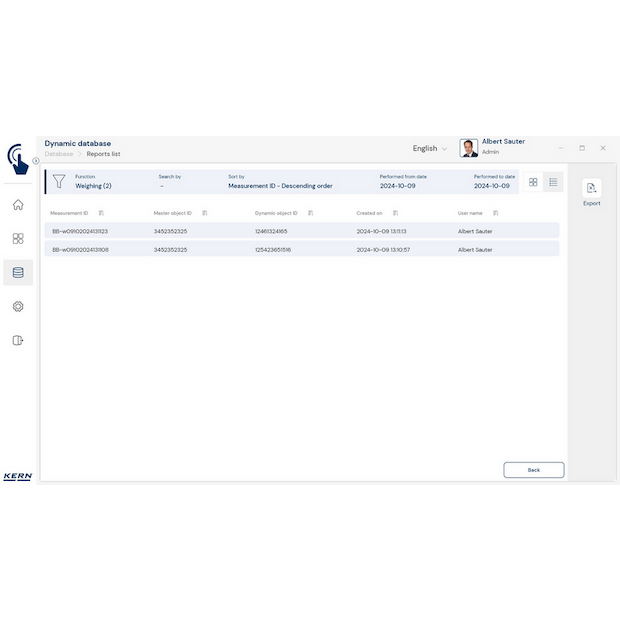 KERN EasyTouch SET-01 Base