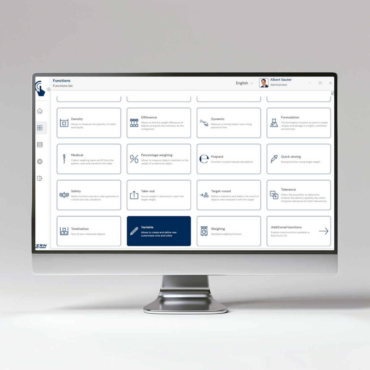 KERN EasyTouch SET-07 Variable