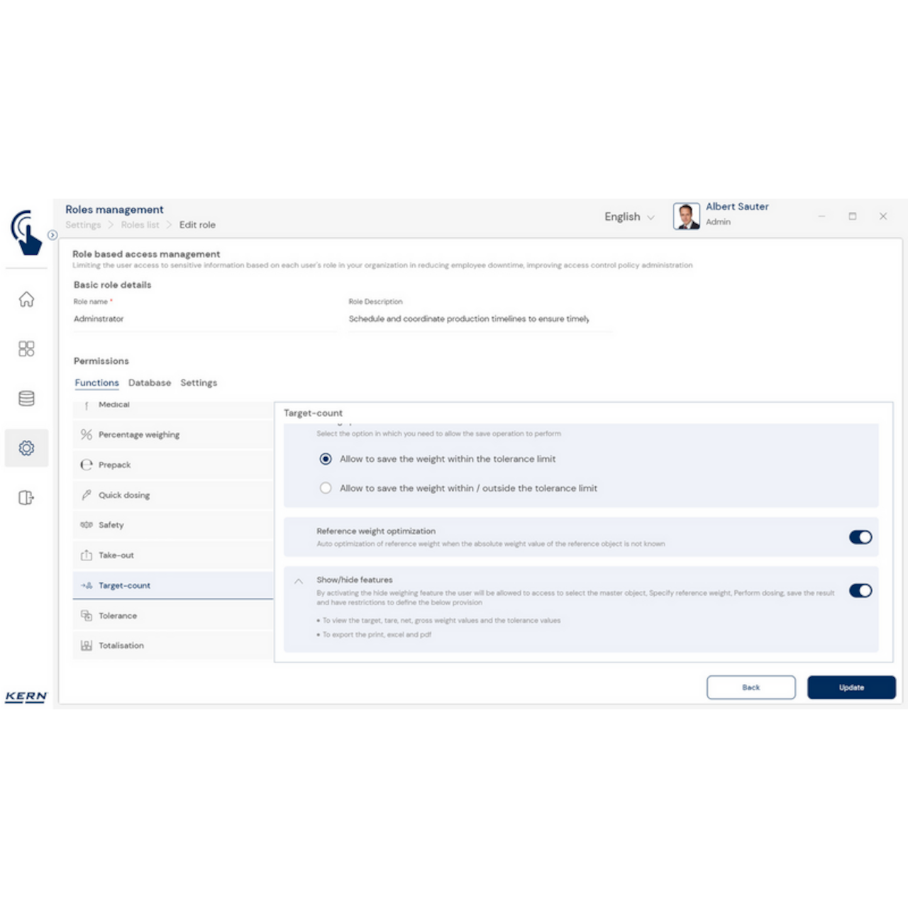 KERN EasyTouch SET-40 Protect