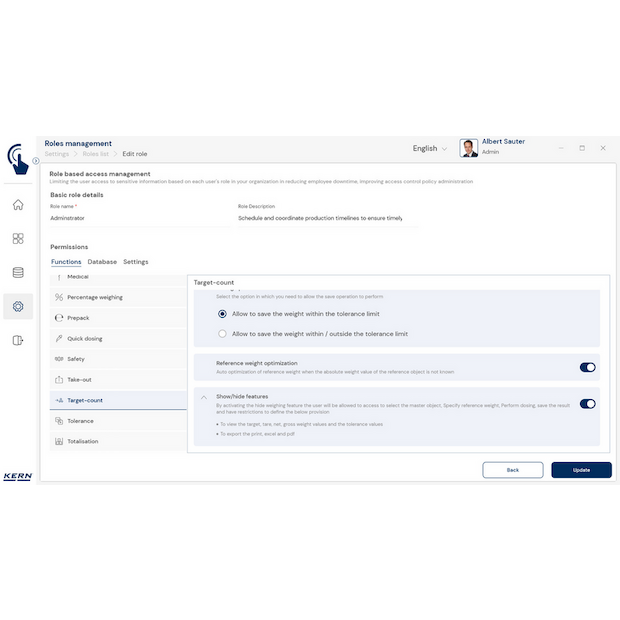 KERN EasyTouch SET-40 Protect
