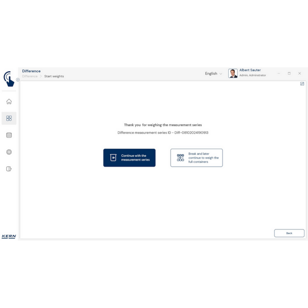 KERN EasyTouch SET-22 Difference