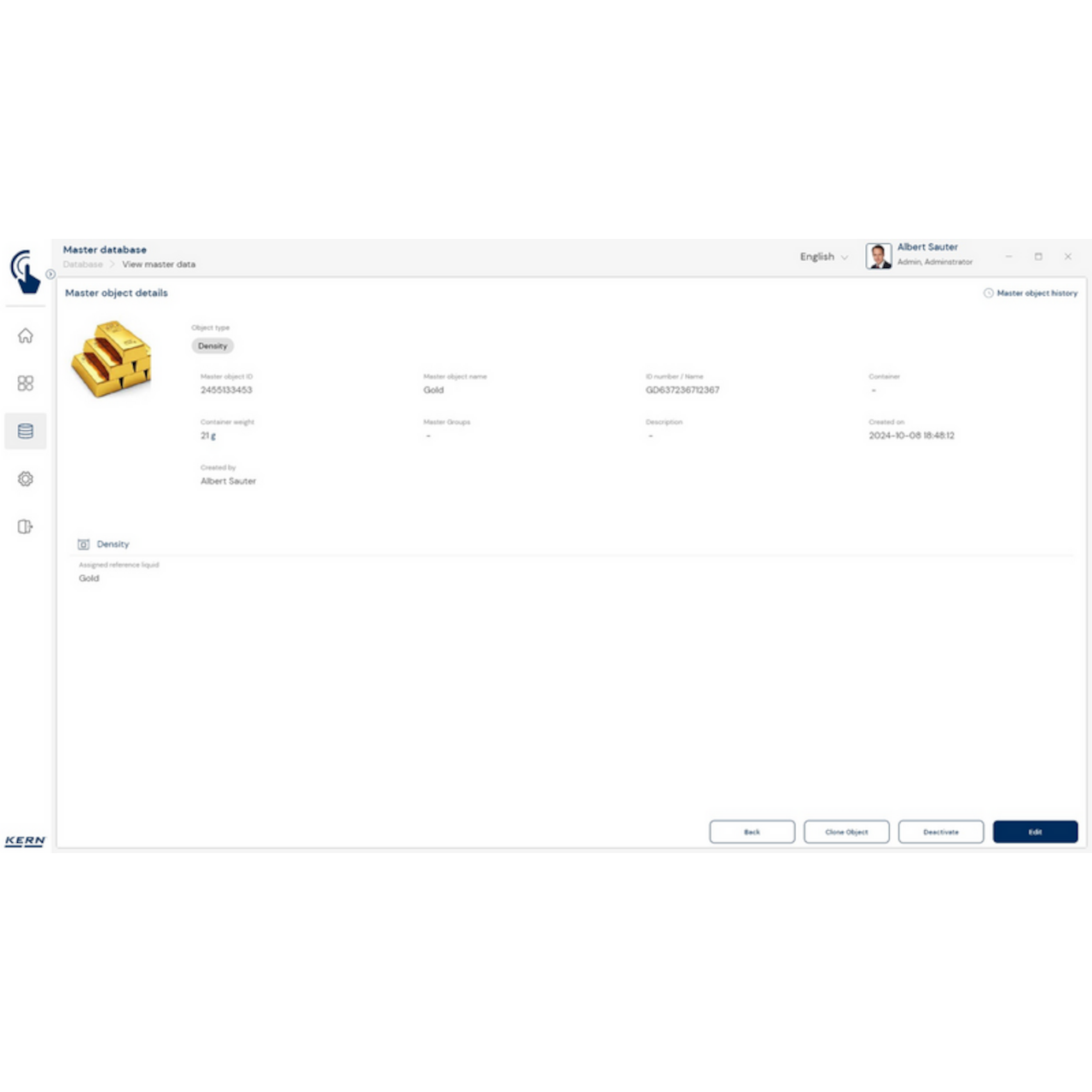 KERN EasyTouch SET-04 Density