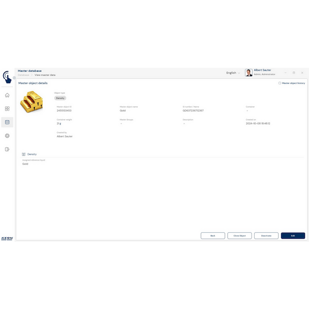 KERN EasyTouch SET-04 Density