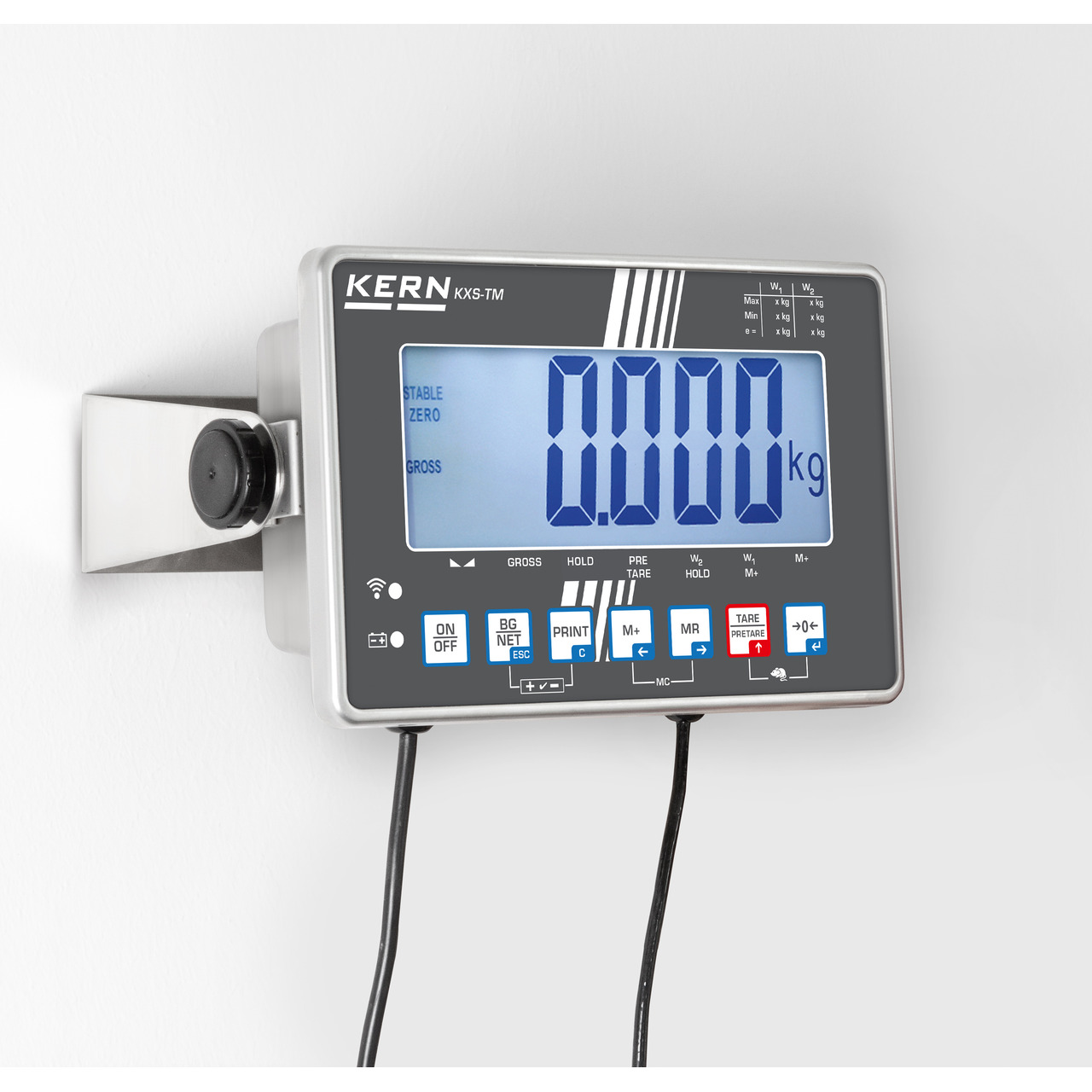 Plattformwaage mit Edelstahl-Auswertegerät KERN IXS 30K-2LM
