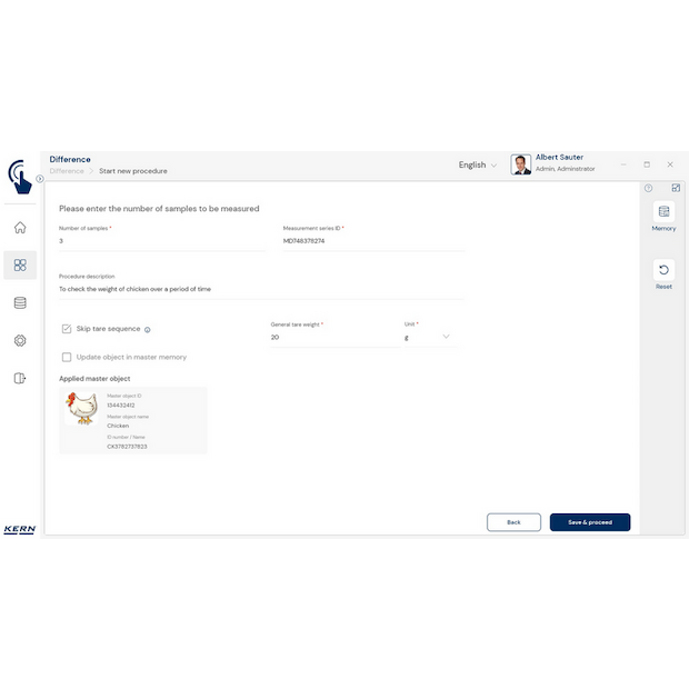 KERN EasyTouch SET-22 Difference