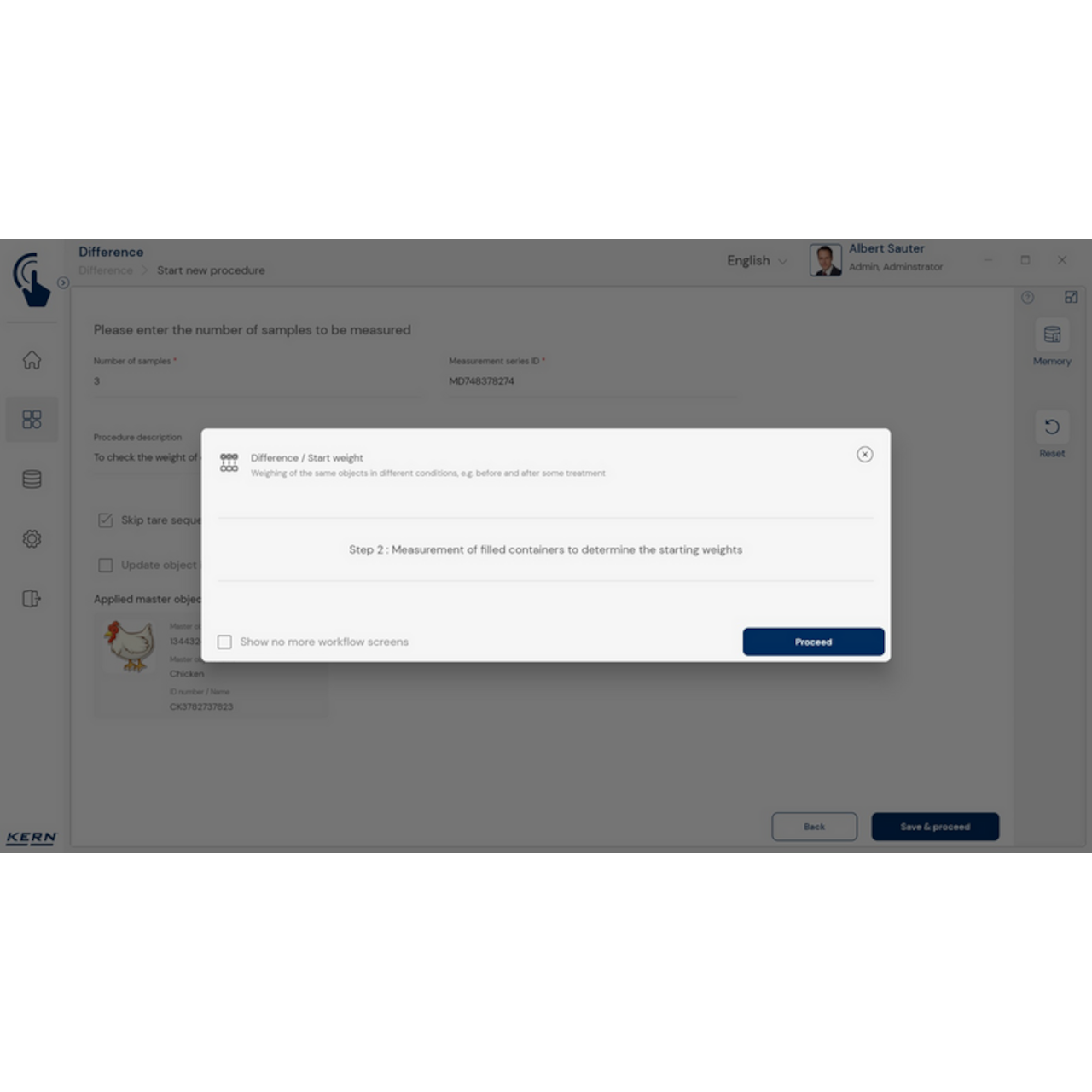 KERN EasyTouch SET-22 Difference