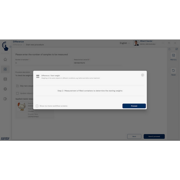 KERN EasyTouch SET-22 Difference