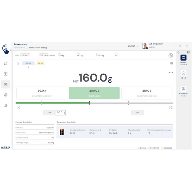 KERN EasyTouch SET-21 Formulation