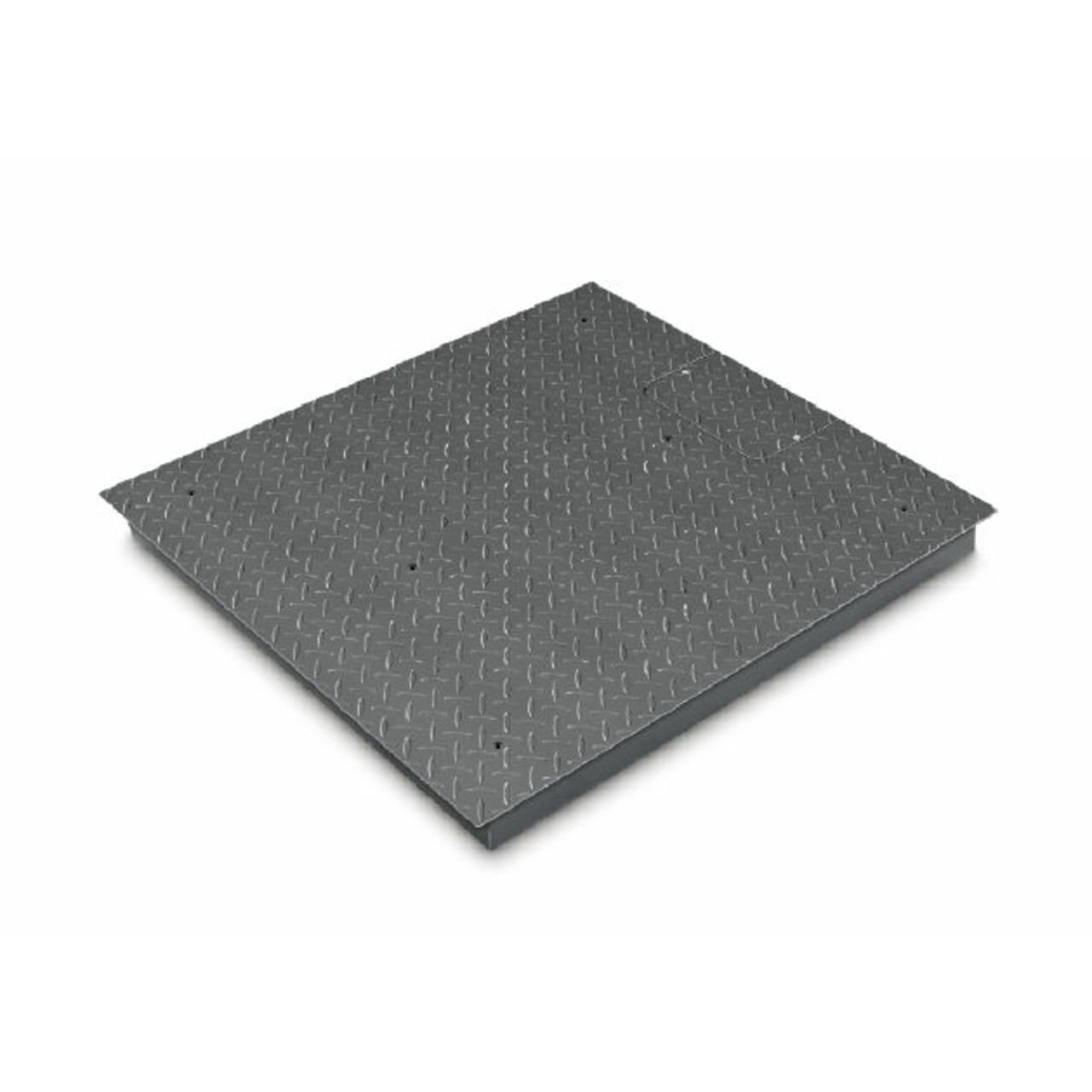 Wägebrücke Stahl, lackiert 1500x1500x80 mm: Max 3000 kg: e=1 kg: d=1 kg: