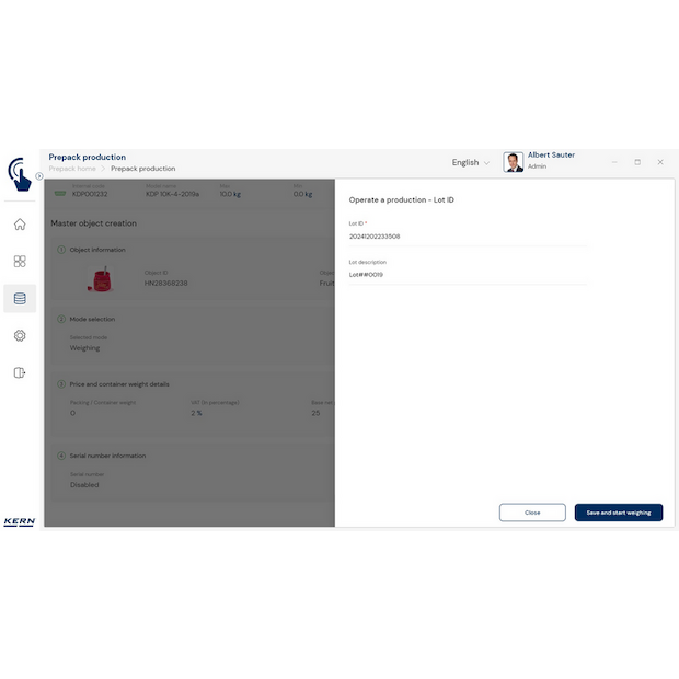 KERN EasyTouch SET-17 PrePack