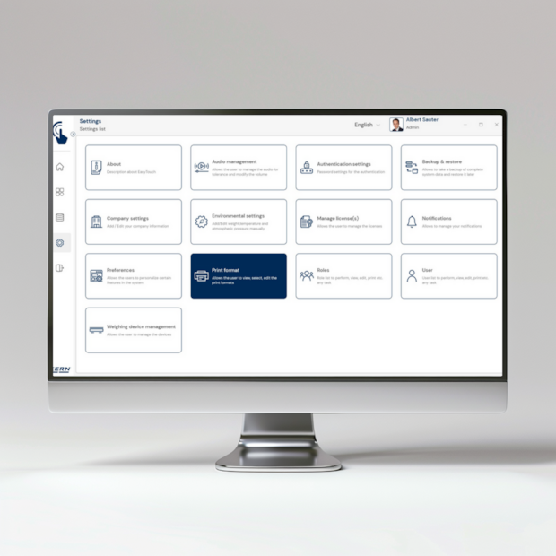 KERN EasyTouch SET-14 Individual Print