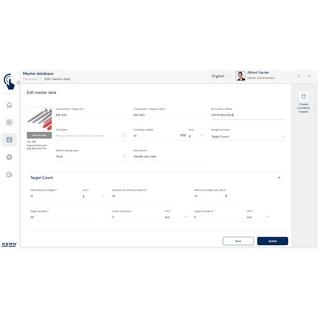 KERN EasyTouch SET-33 Target Count