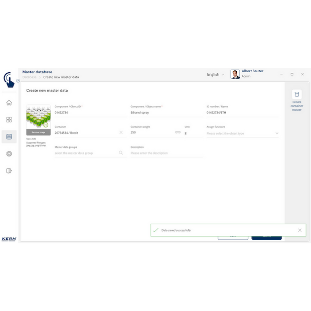 KERN EasyTouch SET-18 Container Master