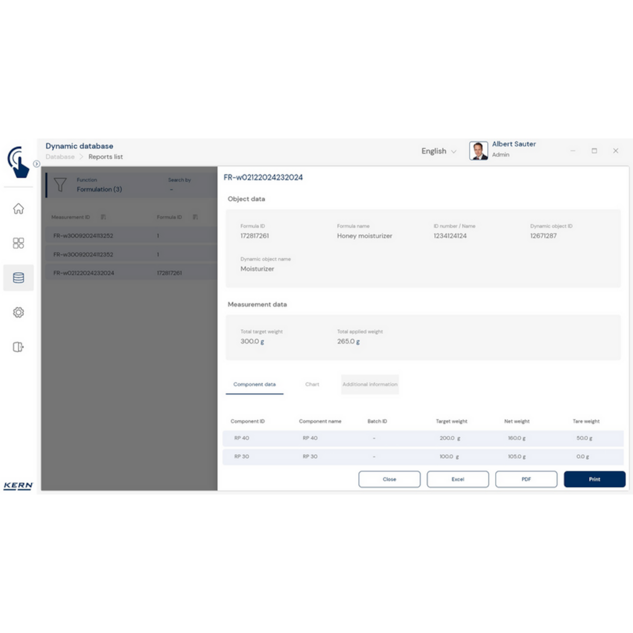 KERN EasyTouch SET-21 Formulation