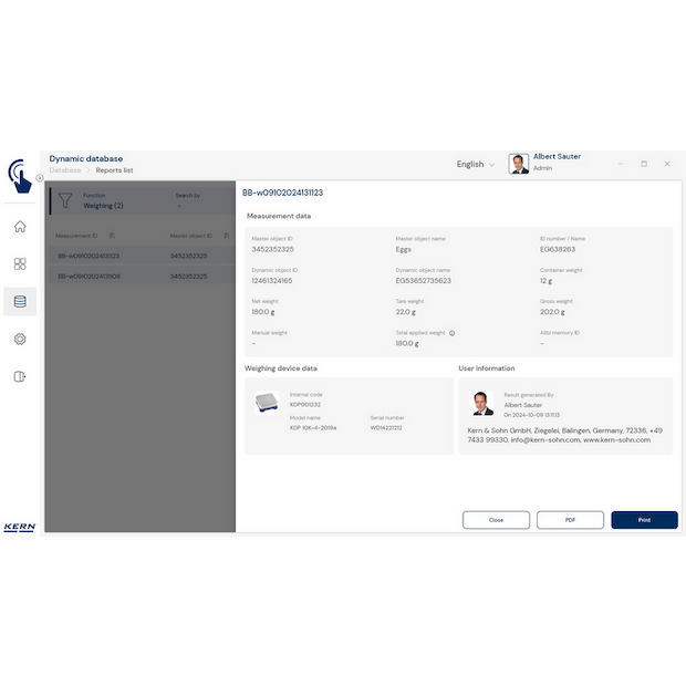 KERN EasyTouch SET-01 Base