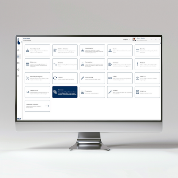 KERN EasyTouch SET-31 Tolerance