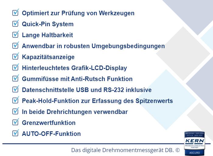 De digitale koppelmeter.