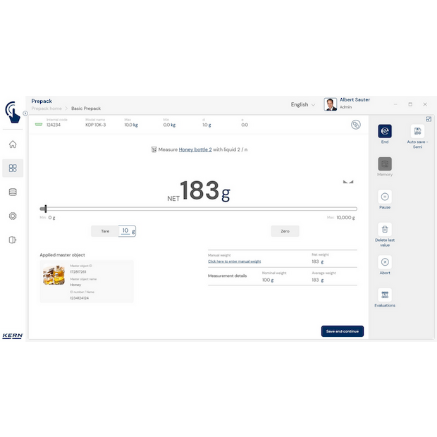 KERN EasyTouch SET-17 PrePack