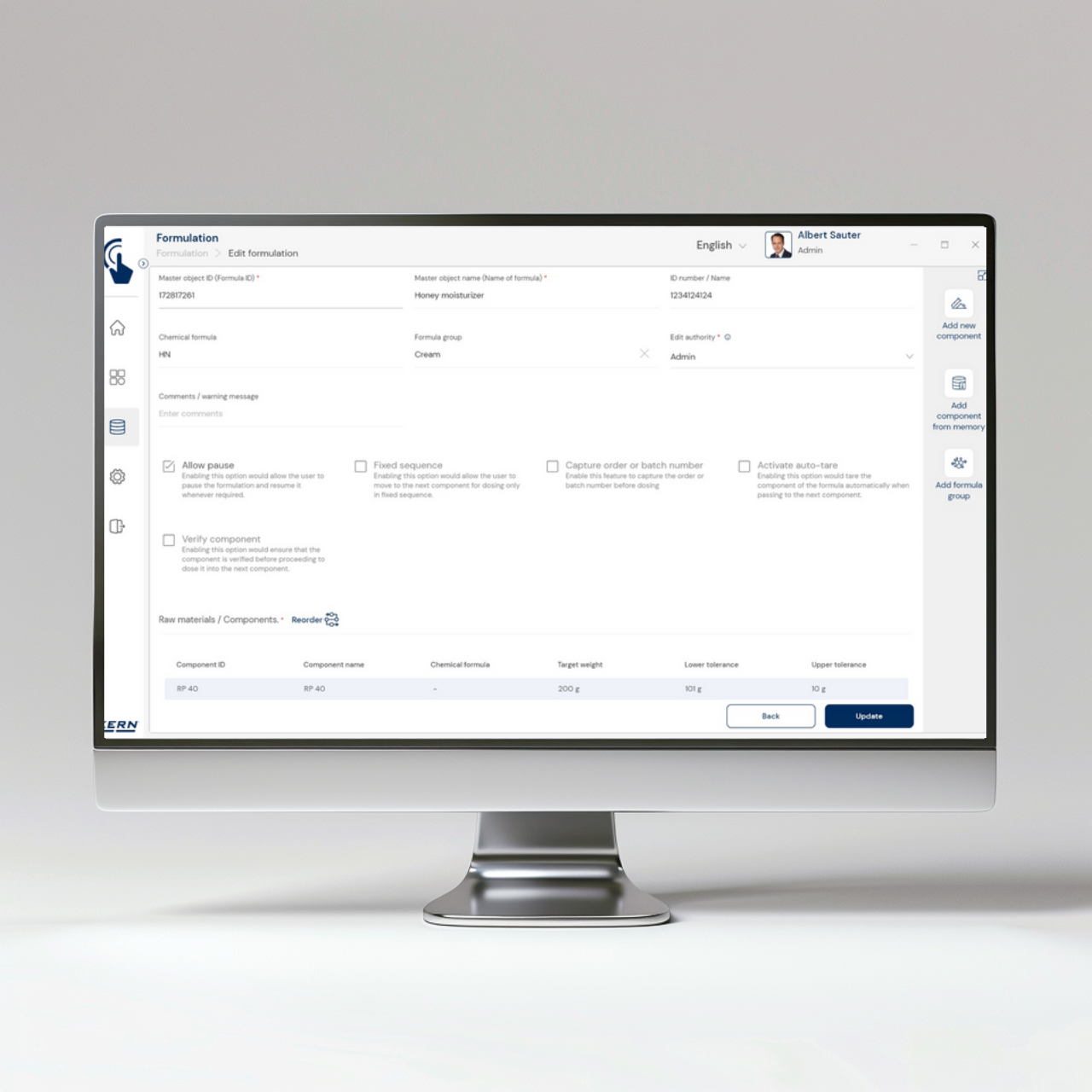 KERN EasyTouch SET-21 Formulation