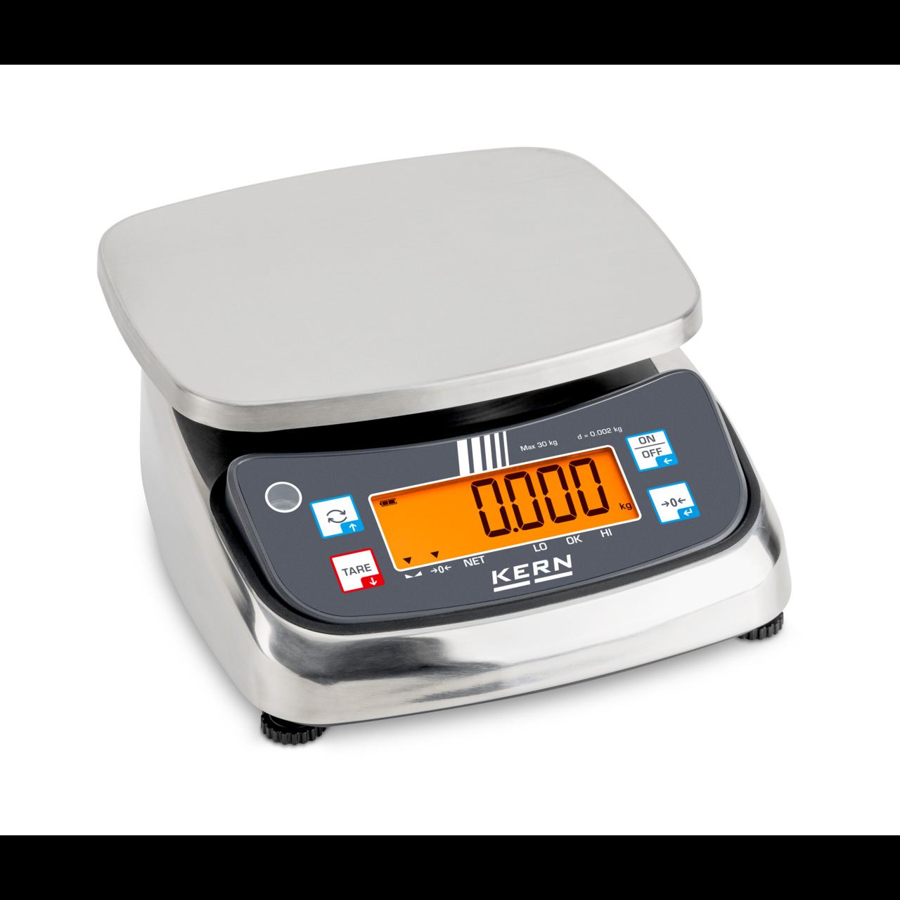 IP-geschützte Tischwaage KERN FPS 30K-3