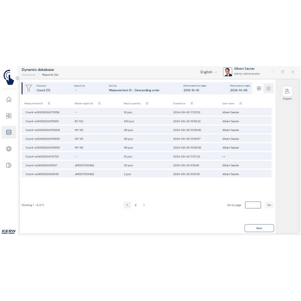 KERN EasyTouch SET-32 Count