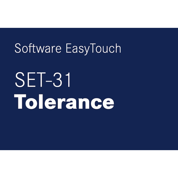 KERN EasyTouch SET-31 Tolerance